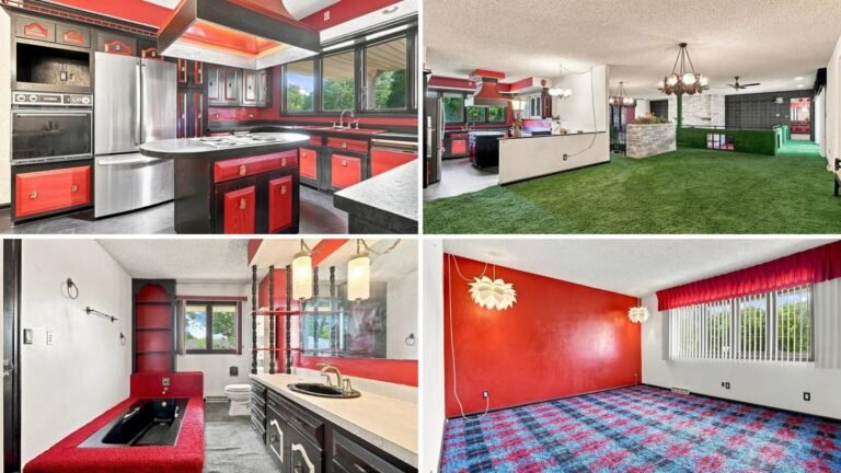 1975 Illinois Time Capsule House Featuring Bold Shag Carpet Sells in Days