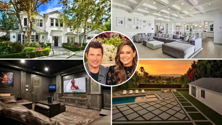 EXCL: Nick and Vanessa Lachey List $8.1 Million Tarzana Home as They Quit California