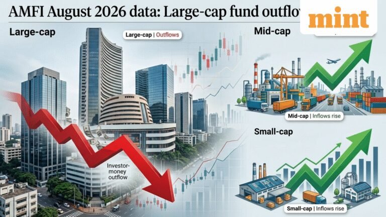 Large-cap funds see continued outflows; mid- and small-cap inflows rise: How returns compare over 1, 3, and 5 years