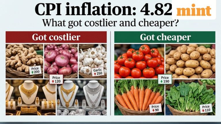 CPI inflation rises to 4.82% in August 2026: Which everyday items became costlier and which got cheaper?