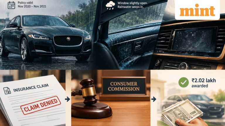 Rainwater damaged luxury car, insurer denied claim; owner wins ₹2.02 lakh in compensation — here’s what happened