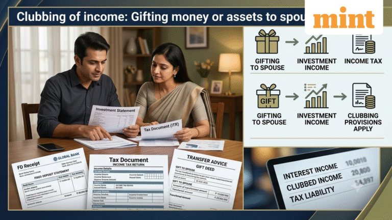 Gifted assets to your spouse? Know when clubbing of income rules apply, who pays tax and how to report it in ITR