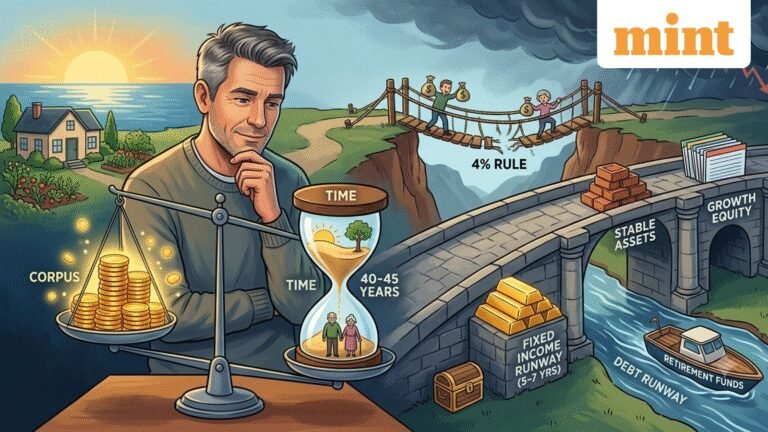 Retiring at 45? Why the 4% rule may not work for your mutual fund corpus and what early retirees can do
