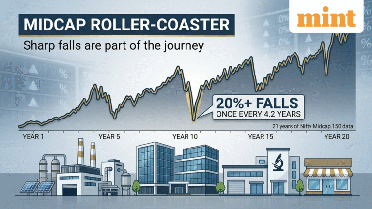 Midcap roller-coaster: Sharp falls of over 20% can happen once every 4.2 years — here’s what you need to know