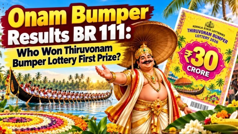 Onam Bumper Results BR 111: Who Won Thiruvonam Bumper Lottery First Prize? Full Winning Numbers, Agent & District