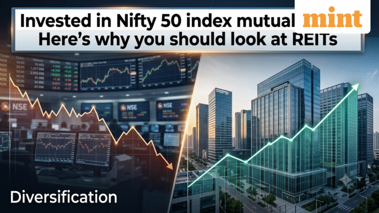 Invested in Nifty 50 index mutual funds? Here’s why you should consider REITs to diversify your portfolio