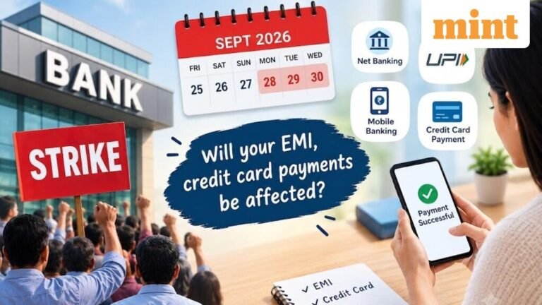 Bank strike from Sept 28-30: Will it affect your loan EMI and credit card bill payments? Check details here