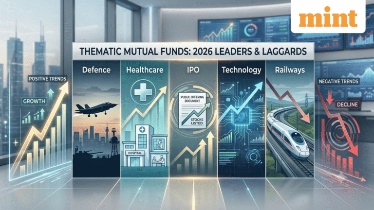 Thematic mutual funds: Top and bottom 5 categories in 2026 so far; only 2 remain positive in 1 month