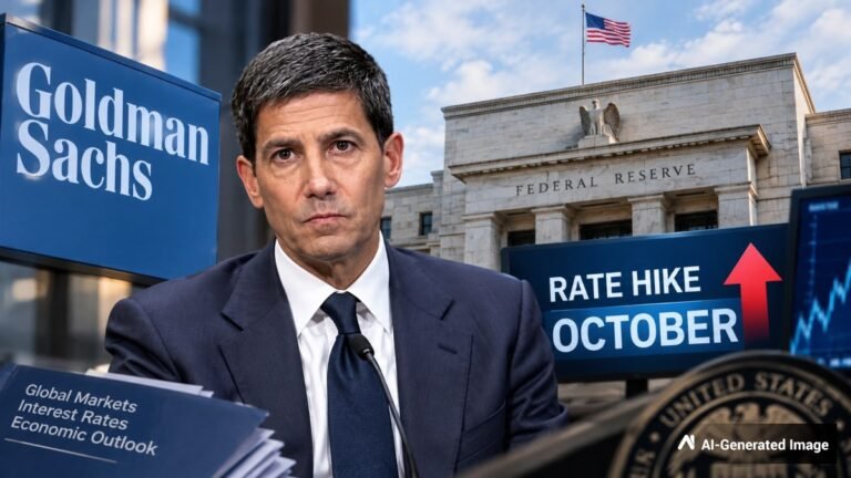 Goldman Sachs Sees October US Federal Reserve Rate Hike as Markets Eye Policy Path