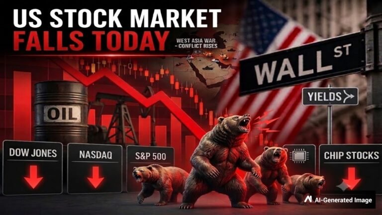 US Stock Market Crashes: Triple Digit Crude Oil Scares Dow Jones, Nasdaq, S&P 500; Chip & Tech Stocks Drag