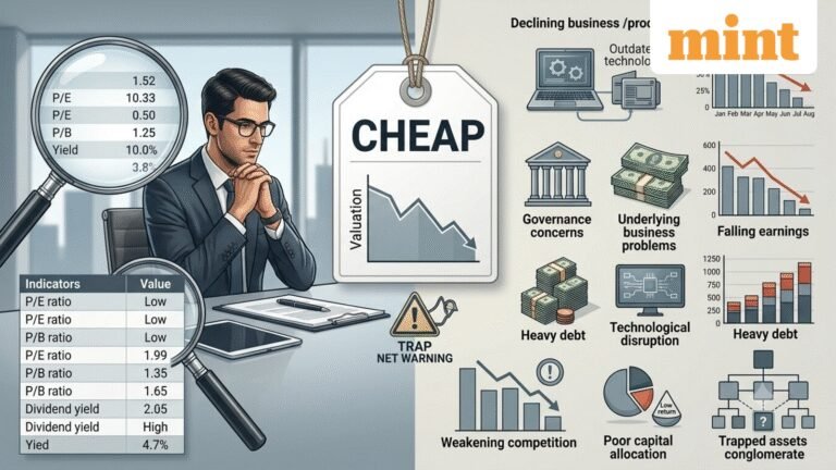 Value Trap: A low P/E does not always mean a bargain — 8 factors investors should look at before buying
