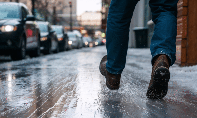 Mortgage holder escapes liability for sidewalk slip and fall