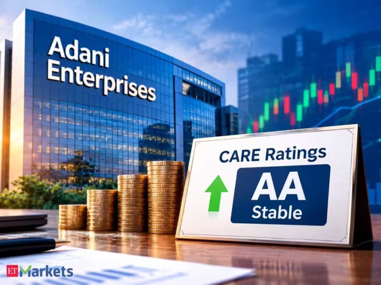 Adani Enterprises shares fall 4% despite getting CARE Ratings upgrade to AA; stable