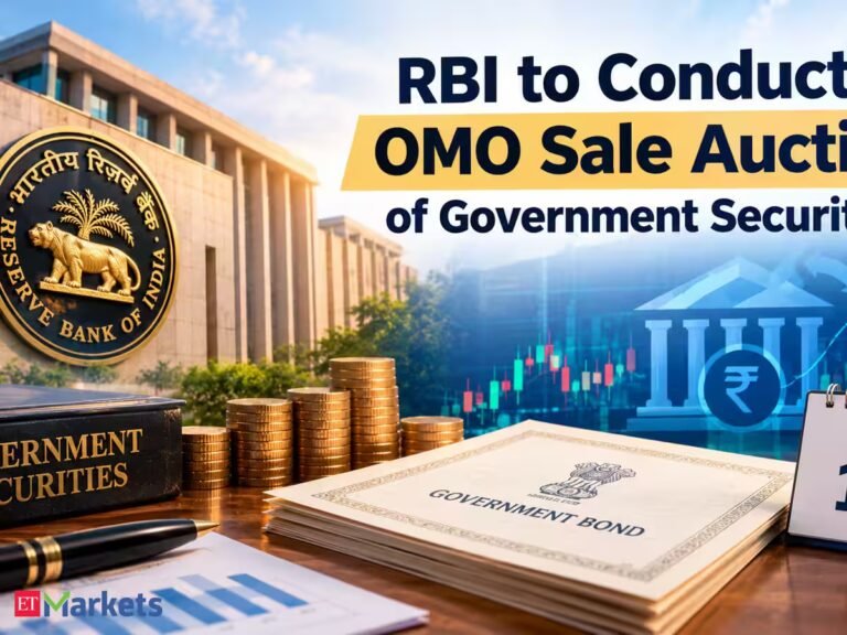 RBI to conduct Rs 25,000 cr OMO sale auction of government securities on Oct 13