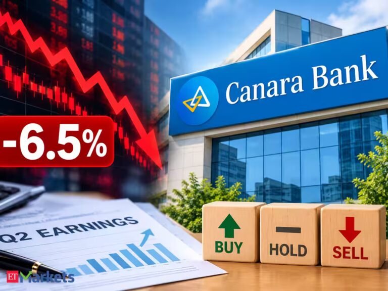 Canara Bank shares slide over 6% after Q2 earnings. Buy, sell or hold the state lender?