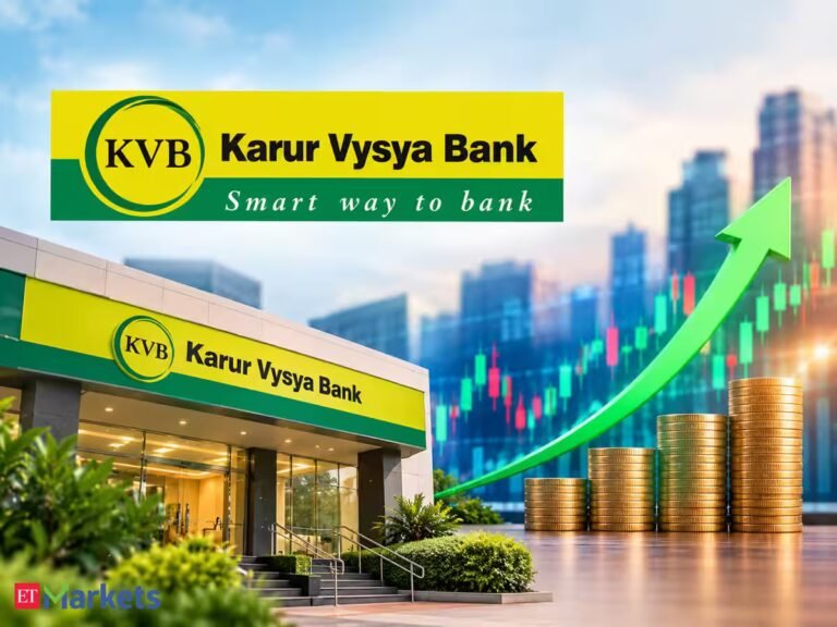 Karur Vysya Bank shares rally 6% after Q2 profit jumps 37% YoY