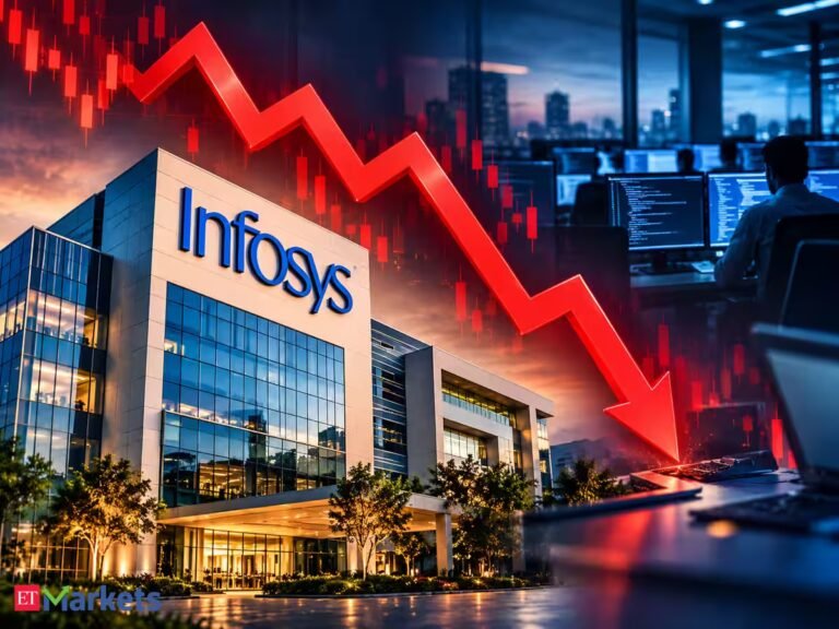 Infosys shares fall 4% after IT major lowers FY27 guidance. What are Goldman Sachs, Nomura, others saying?