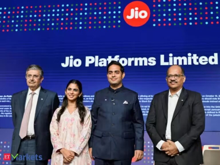 Jio Platforms shares surge 21% on debut, overtake Airtel in market cap