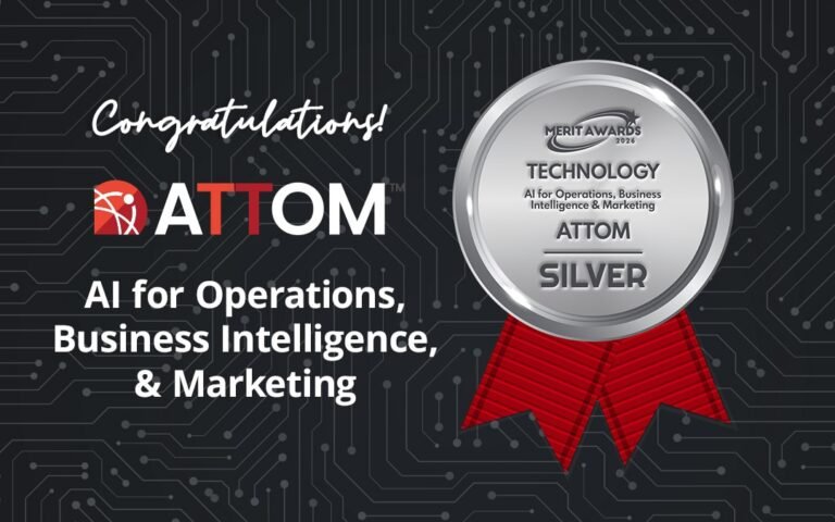 ATTOM Recognized in 2026 Merit Tech Awards for AI Innovation