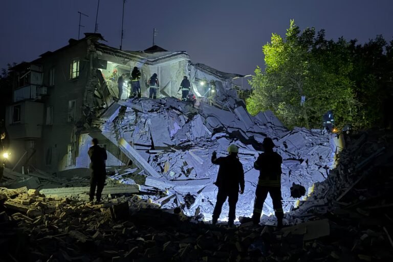 Russian attacks kill at least 12 in Ukraine’s Zaporizhzhia after Trump strikes diesel deal with Putin