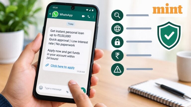 Got a WhatsApp loan offer? Check these 5 things before clicking the lending app link