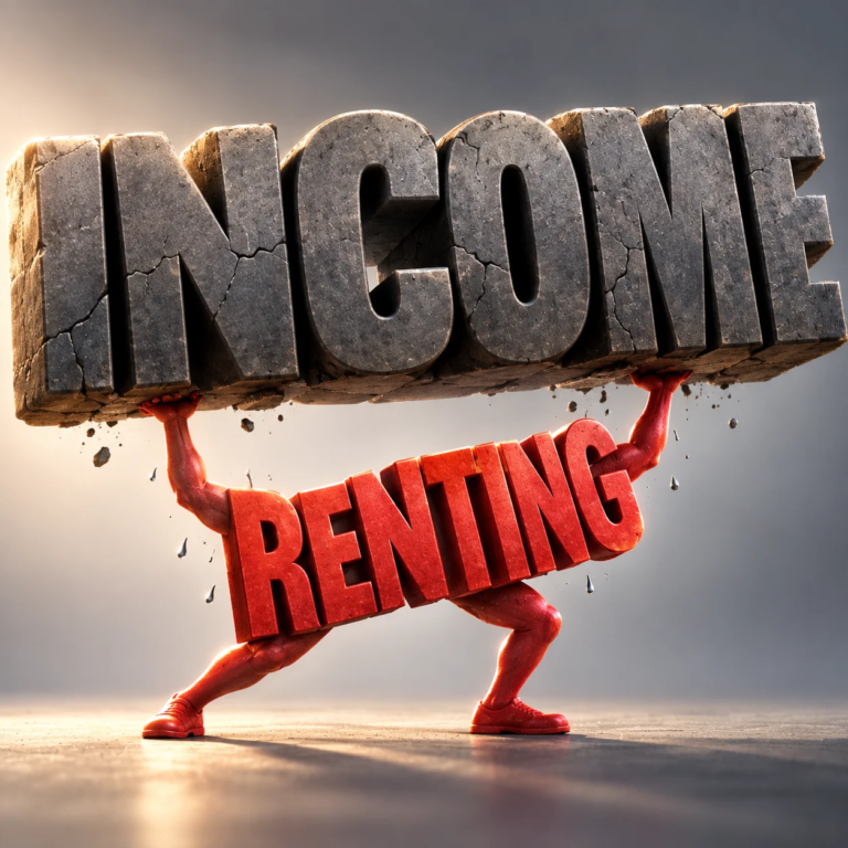 Report claims private renting pushes up minimum income needs
