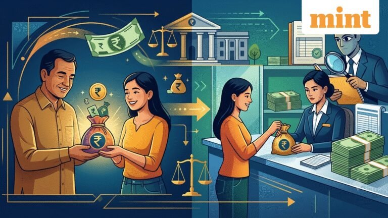 Cash deposit vs gift tax: Why a ₹10 lakh bank deposit may attract scrutiny while a ₹50 lakh family gift can be tax-free