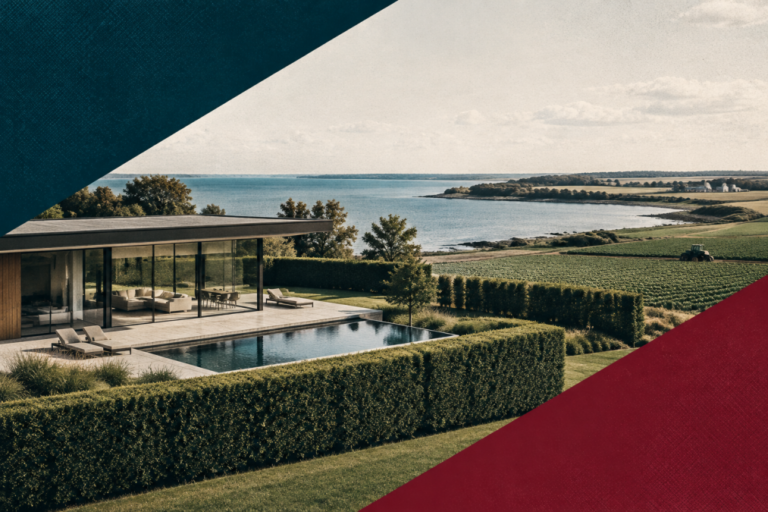 Luxury buyers are paying for privacy and usable land, not size