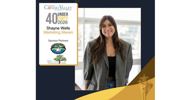 Marketing Maven’s Shayne Wells Named a Greater Conejo Valley Chamber of Commerce 2026 40 Under Forty Honoree