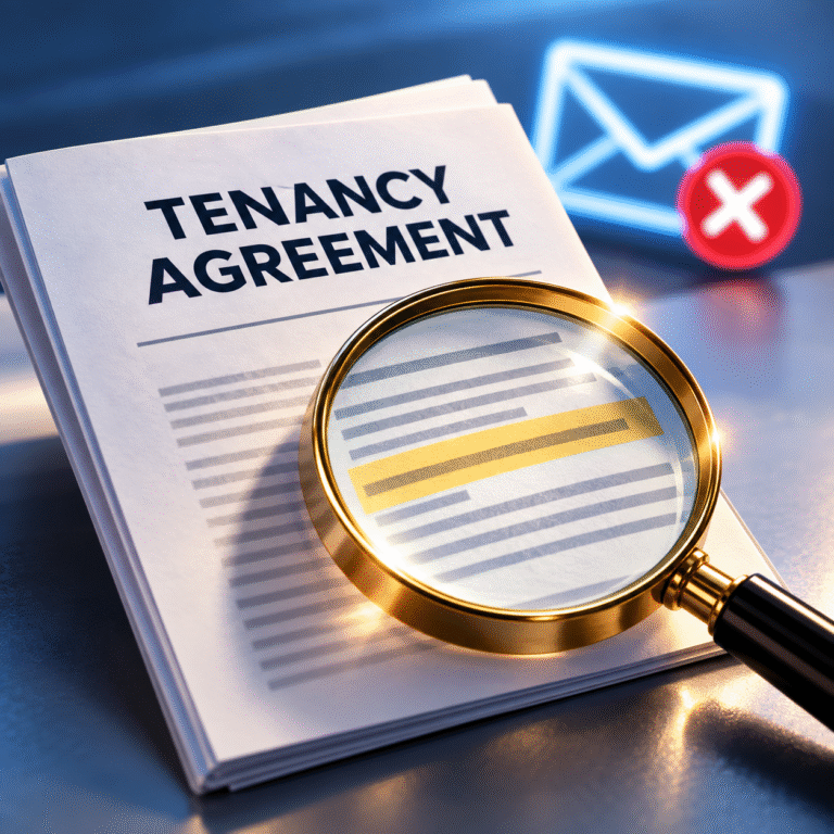 Check your tenancy agreement before emailing Form 3A
