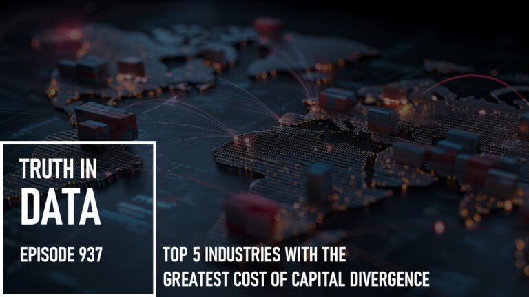 Top 5 Industries With the Greatest Cost of Capital Divergence