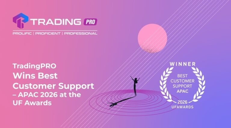 TradingPRO Wins Best Customer Support – APAC 2026 at the UF Awards