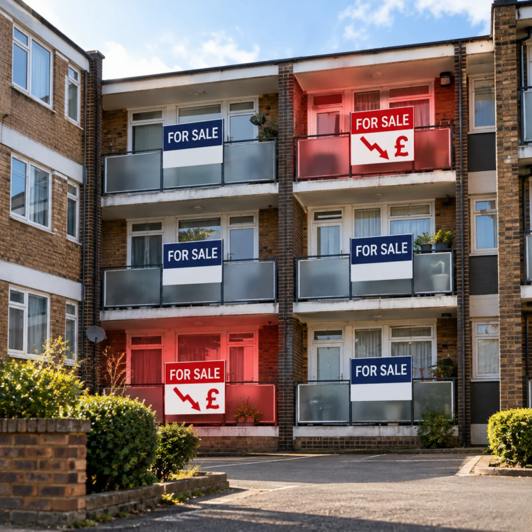 A quarter of flats sell at a loss
