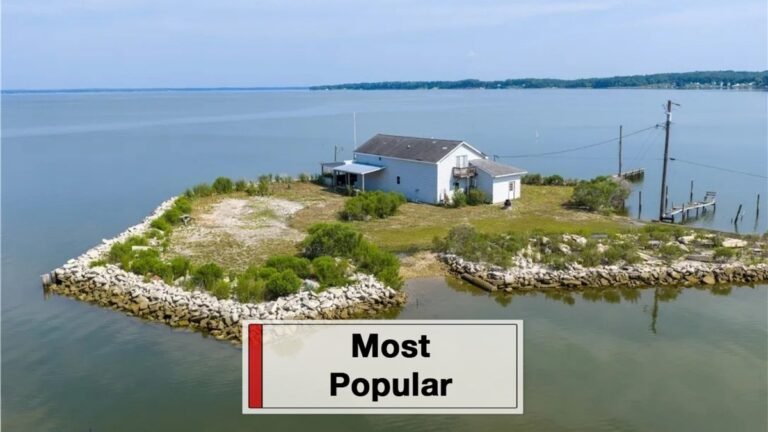 Private Island ‘Oyster House’ and Waterfront Estate Lists for Under $1M