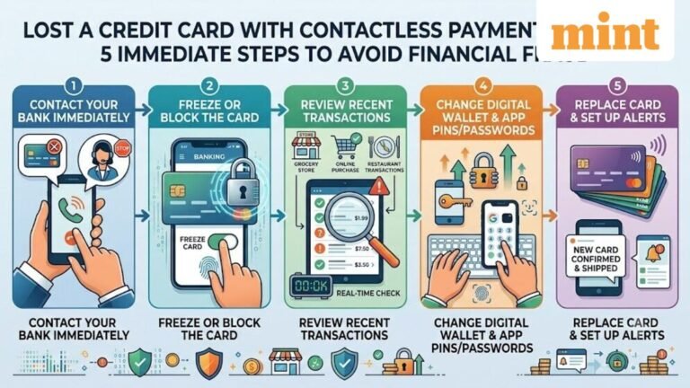 Lost your credit card? 5 steps you should take immediately to avoid fraud