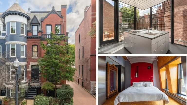 Iconic 1912 ‘Barcode House’ in DC’s Dupont Circle Asks $1.65M