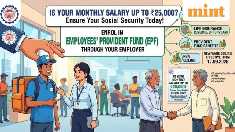 You earn up to ₹25,000? EPFO urges employees to enrol in EPF through employers to secure social security benefits