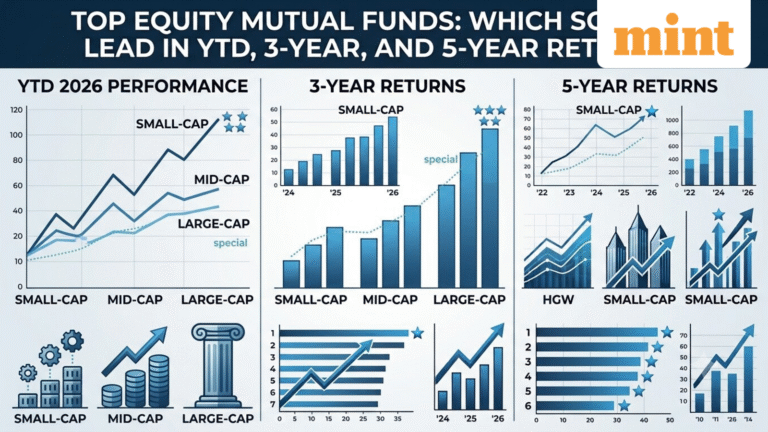 Top equity mutual funds in 2026: Which active diversified schemes lead YTD, 3-year and 5-year CAGR return charts?