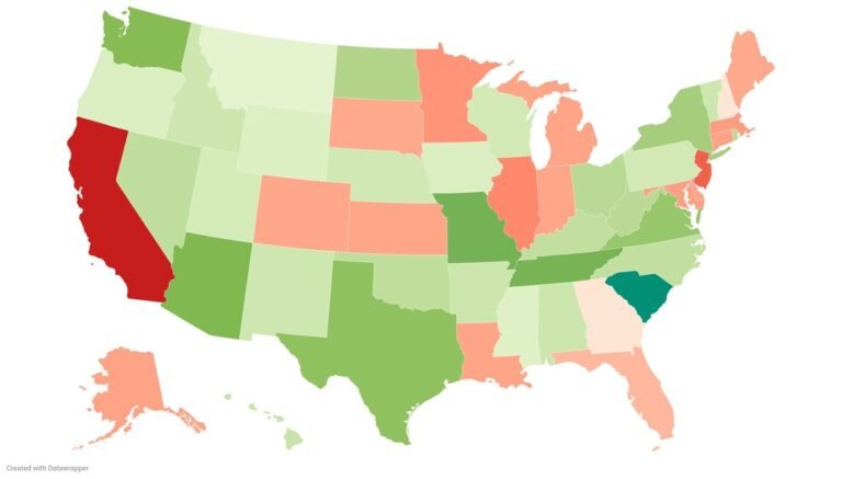 Mapped: Where Gen Z Is Moving, and Which States They’re Leaving in Droves
