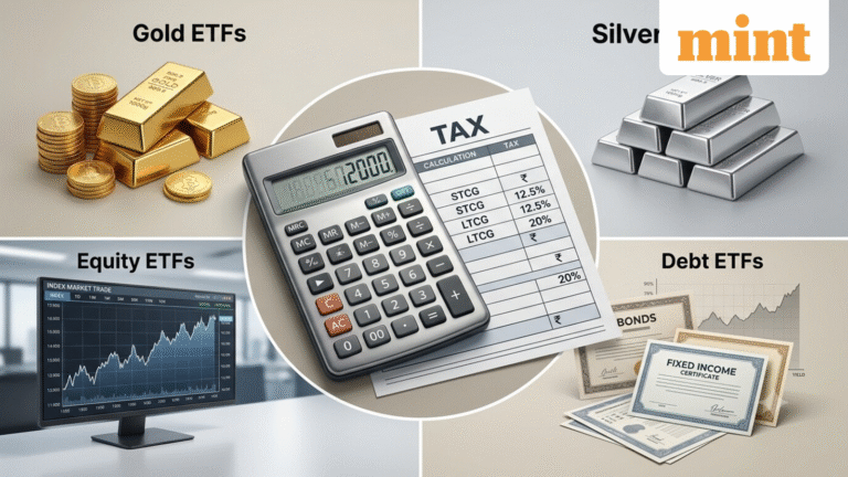 Invested in gold, silver, debt or equity ETFs? Check how capital gains tax maths differs across these mutual funds