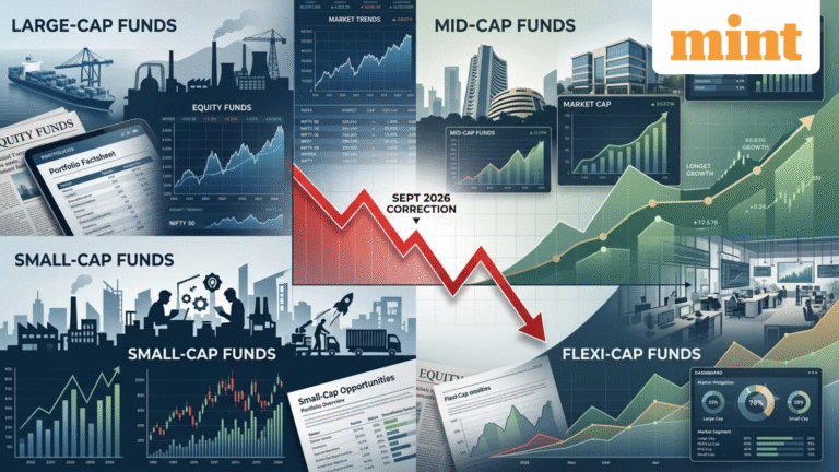 Equity mutual funds: September 2026 returns—how did large, mid, small and flexi-cap fare over 3, 5 and 10 years?