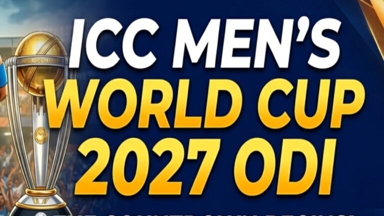 ICC ODI World Cup 2027 Full Schedule: India vs Australia & Pakistan Dates, Venues, Groups & All Match Fixtures