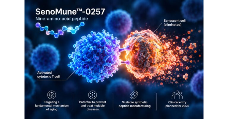 Immorta Bio Pioneers AI-Designed Senolytic Immunotherapy Targeting Diseases of Aging