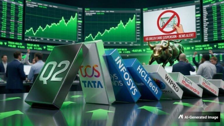 TCS, Infosys, Wipro, HCL Shares Rally 2–6%; Nifty IT Jumps 4% Despite US Green Card Freeze: Tata Q2 Results Drive Gains
