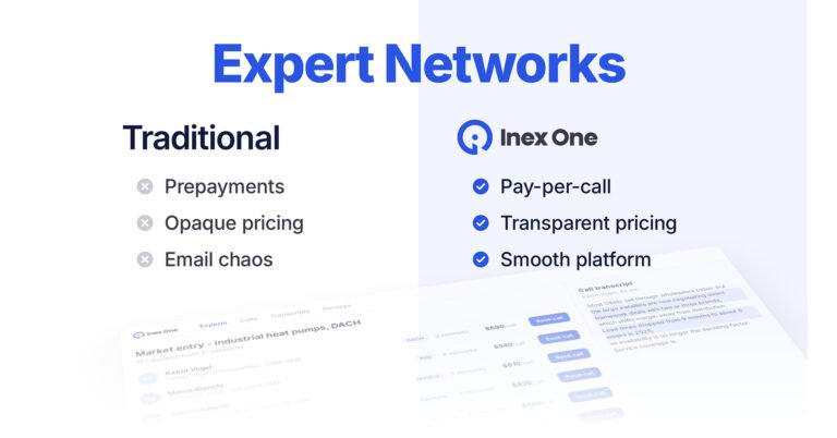 Inex One opens Expert Network access to self-serve users