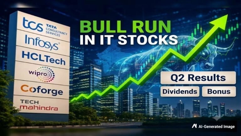 Indian IT Stocks In Blockbuster Rally; HCL Skyrockets 7%; TCS, Infosys, Coforge Jumps 3-6%; Eyes On Q2 Results, Dividends