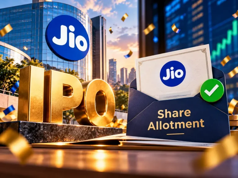 Jio Platforms IPO Allotment Live Updates: Jio IPO allotment likely today. GMP points to 22% potential listing gains