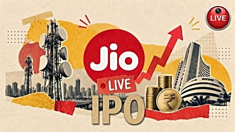 Jio IPO Day 1 LIVE: Blockbuster Opening! QIBs Category Subscribed 3X, Subscription Status, GMP Today, Price Band, Reviews, Allotment & Listing Date