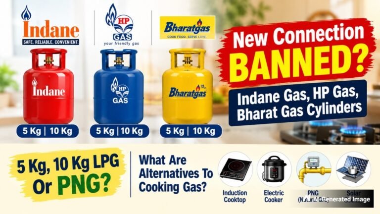 Indane Gas, HP Gas, Bharat Gas Cylinders New Connection Banned? 5 Kg, 10 Kg LPG Or PNG, What Are Alternatives To Cooking Gas?