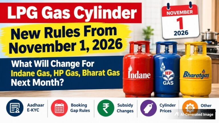 LPG Gas Cylinder New Rules From November 1, 2026: What Will Change For Indane Gas, HP Gas, Bharat Gas Next Month?